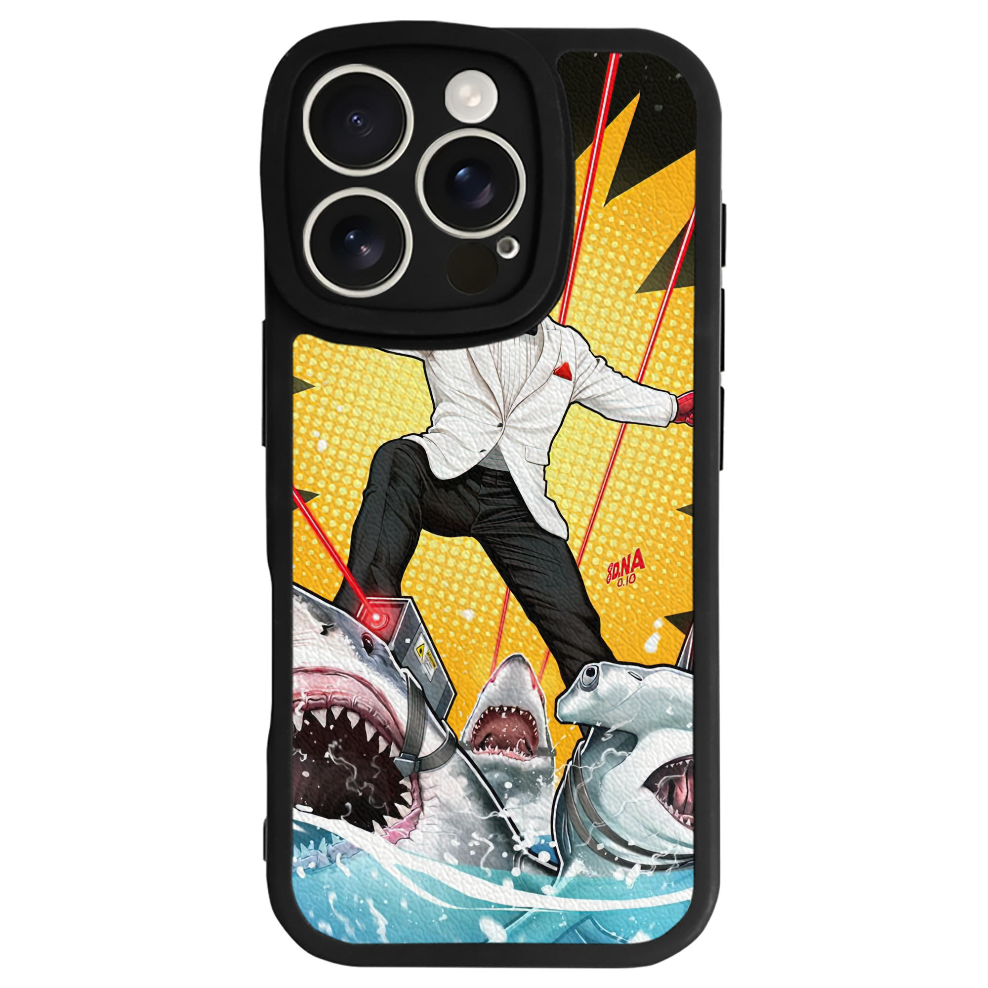 （画像用） Deadpool デッドプール 【iPhone 16シリーズ対応】シリコンスマホケース（レザー調） 材質：シリコン